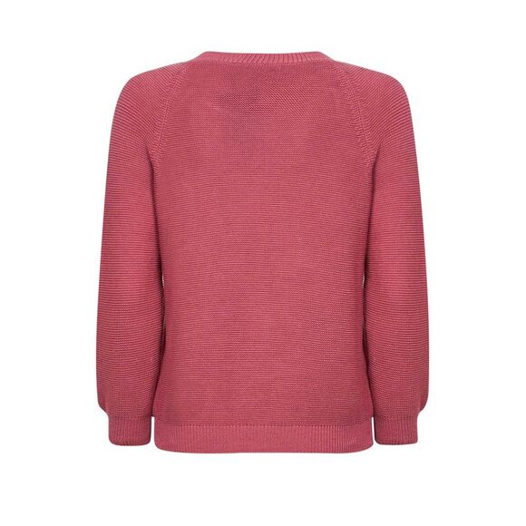 Max Mara Weekend Women Antique Rose Cotton Knit Wkdaere Sweater <Br/> - Picture 2 of 2